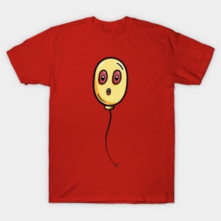 Ghost balloon cartoon face T-Shirt